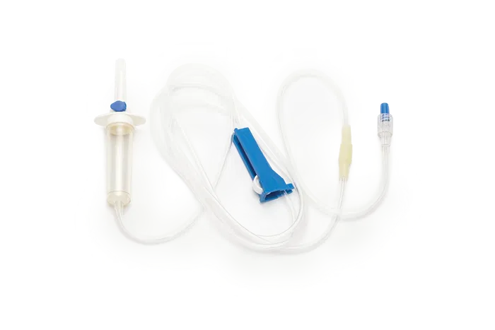 Covetrus Equipo Infusion Con Pera 180 cm Luerlock MacroDrip 20 gotas/ml Set IV con Airvent Bulbo de Inyección Lúery Lock Giratorio Covetrus Equipo Infusion Con Pera 180 cm Luerlock MacroDrip 20 gotas/ml Set IV con Airvent Bulbo de Inyección Lúery Lock Giratorio